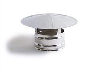 Chapeu p/estufa inox 150 chihês