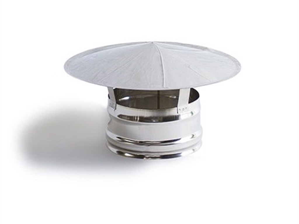Chapeu p/estufa inox 150 chihês