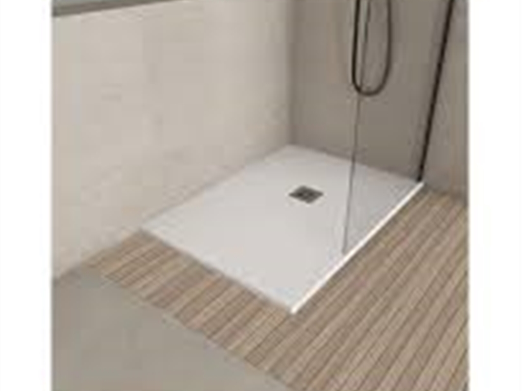Base Chuveiro WC-120X80 Acrilico Branca