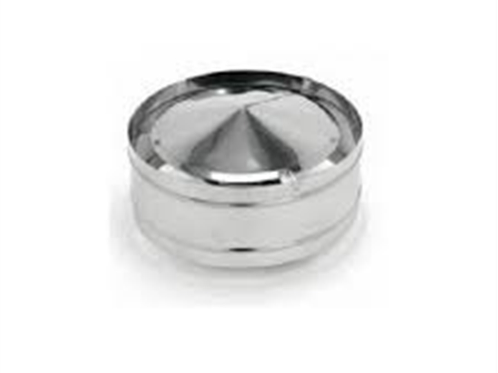 Chapeu p/estufa inox 150 anti retorno